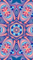 digital art in the form of a kaleidoscope