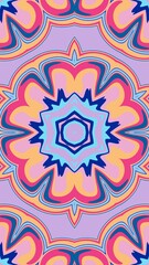 digital art in the form of a kaleidoscope