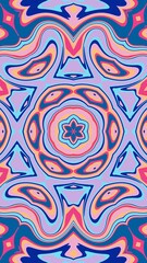 digital art in the form of a kaleidoscope