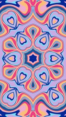 digital art in the form of a kaleidoscope