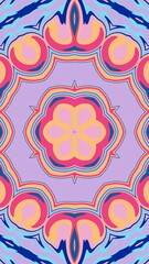 digital art in the form of a kaleidoscope