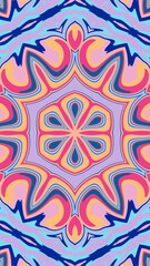 digital art in the form of a kaleidoscope