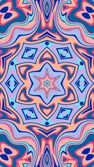 digital art in the form of a kaleidoscope