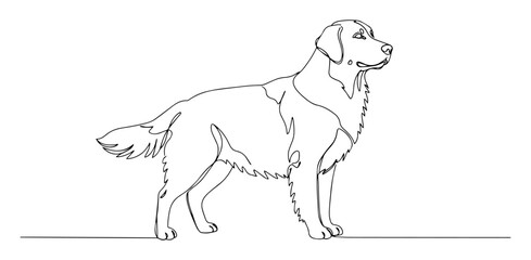 dog icon veterinary animal health line