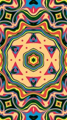 digital art in the form of a kaleidoscope