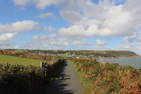 Wales coastal path in Aberporth
