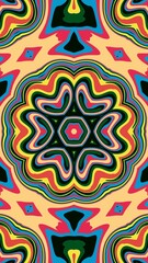 digital art in the form of a kaleidoscope