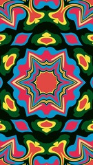 digital art in the form of a kaleidoscope