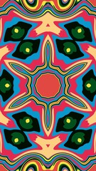 digital art in the form of a kaleidoscope