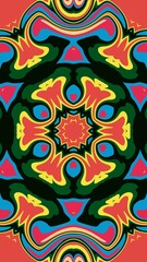 digital art in the form of a kaleidoscope