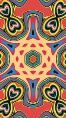 digital art in the form of a kaleidoscope