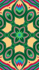 Fototapeta premium digital art in the form of a kaleidoscope