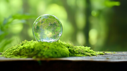 green grass and drops