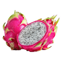 dragon fruit isolted background