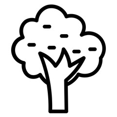 Nature Tree Plant Line