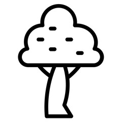 Nature Tree Plant Line