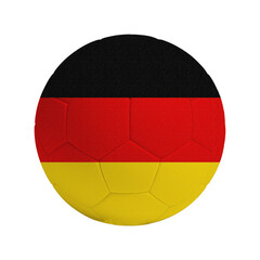Soccer ball with flag of Germany