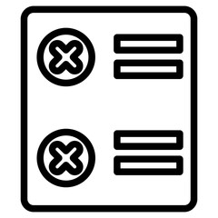 Poll Vote Ballot Line