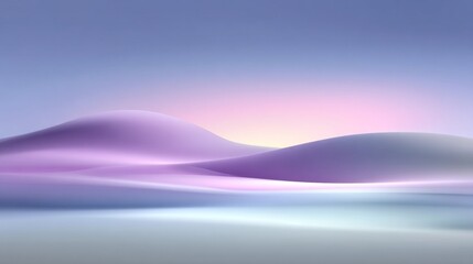 Naklejka premium Exploration of minimalist abstract light patterns on soft curves during twilight