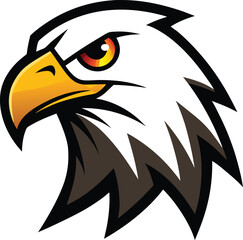 Fototapeta premium eagle head vector illustration