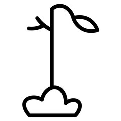 Plants Farming Energy Line