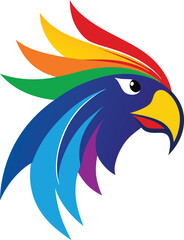 Obraz premium eagle head vector illustration