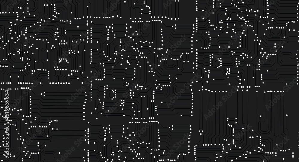 Poster abstract digital background with technology circuit board texture. circuit board technology backgrou