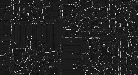 Circuit board technology background with hi-tech digital data connection system and computer electronic design.  Abstract digital background with technology circuit board texture.