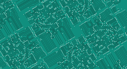 Abstract background with technology circuit board texture. Electronic motherboard illustration. Vector illustration. 