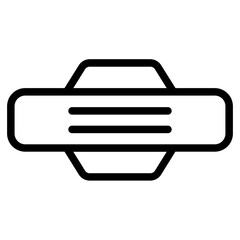 Politics Sign Symbol  Line