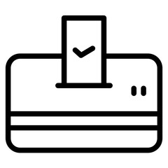 Poll Election Ballot Line