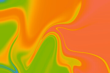 Colorful Liquid Ink Texture &ndash; Abstract Fluid Background with Vibrant Swirls and Flow