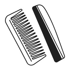 comb glyph icon , designed for web and app