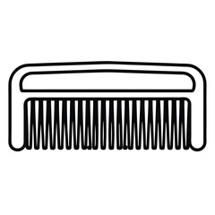 comb glyph icon , designed for web and app