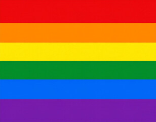 LGBTQ Pride Flag. Diversity and Inclusion Celebration. Pride Month. Rainbow Flag. Multicolor.