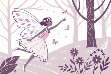 Digital Enchantment: The Vector Fairy