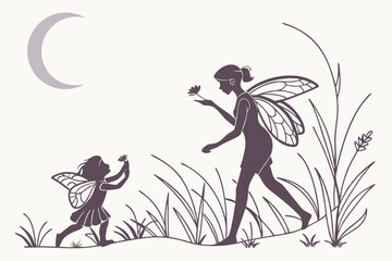 Silhouettes of the Fae: A Minimalist Study