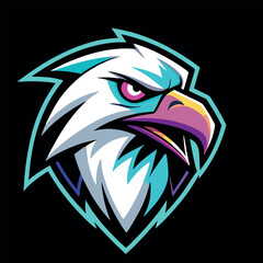 design logo character illustration futuristic mascot eagle