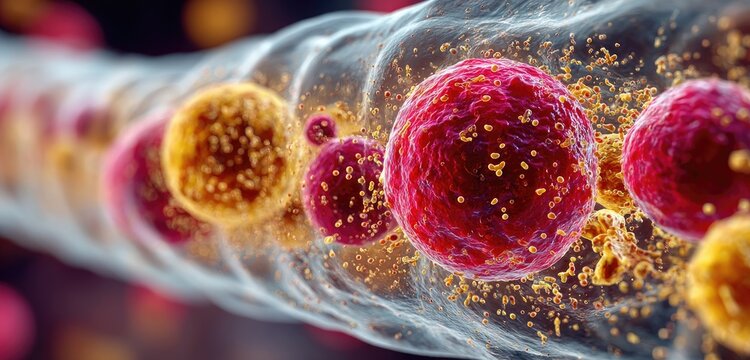 The process of thrombosis involves the aggregation of cells or platelets to form a thick clot