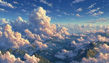 panorama of the mountains