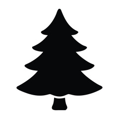 Fototapeta premium christmas tree vector illustration