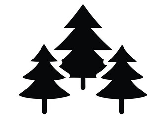 Obraz premium christmas tree vector illustration