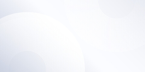 Simple lines grey background with dynamic circle modern abstract simple