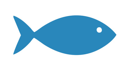 Ryba minimalistyczna grafika ikona symbol