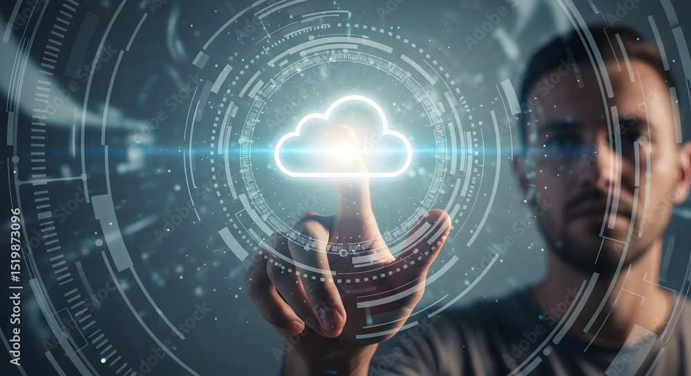 Poster cloud computing technology innovative solutions for data storage and management