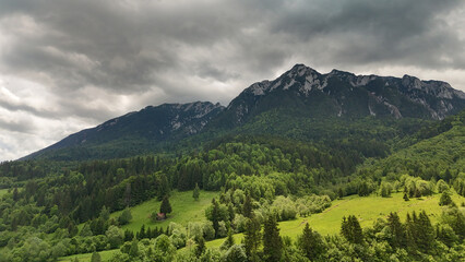 Obraz premium mountain landscape with clouds