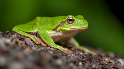 Obraz premium Focus shot of frog