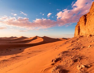 desert sky, mountains landscape photography