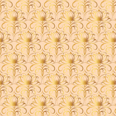 seamless pattern with flowers