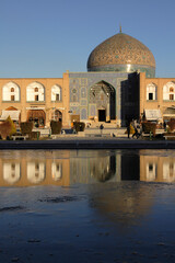 The Sheikh Lotf Allah Mosque in Isfahan, Iran